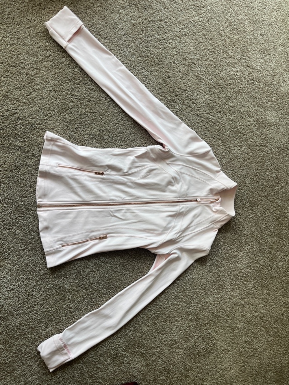 lululemon athletica Light Pink Full-Zip Jacket